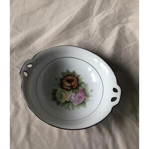 Vintage Floral Serving Bowl 8" Noritake [COPY] [COPY] [COPY]